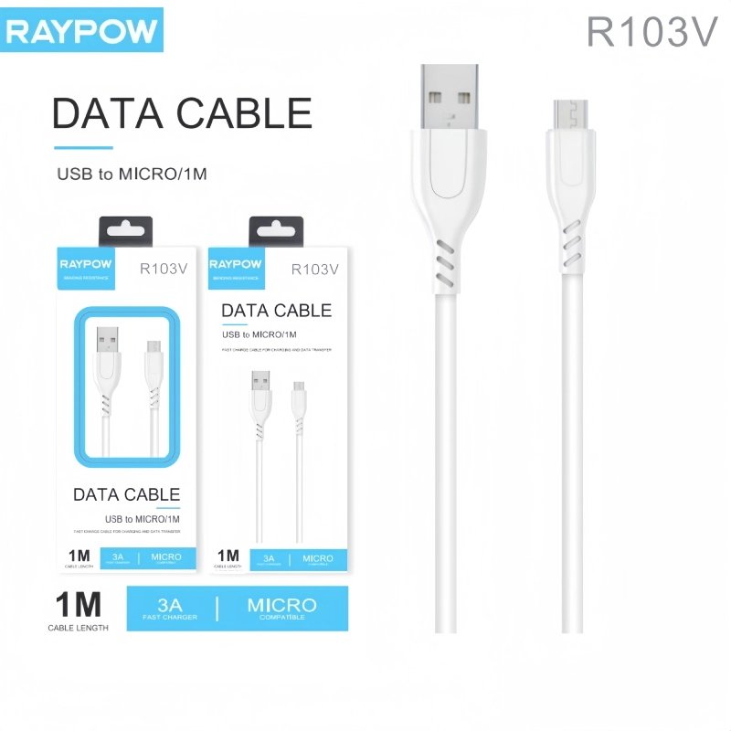 Cable USB a Micro-USB 3A 1M