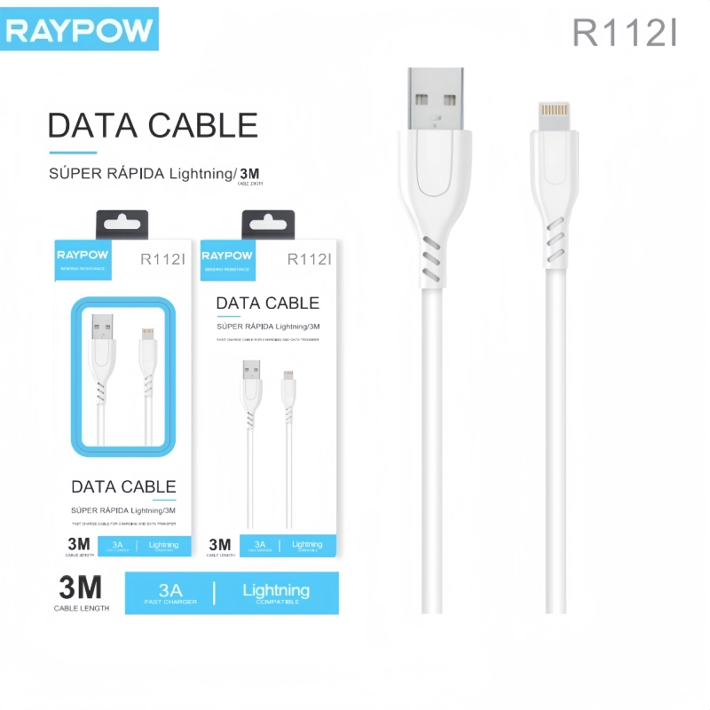 Cable USB a Lightning 3A 3M