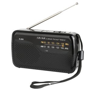 Radio de Portátil, Radios de Transistor Am FM Bolsillo Portátil Funciona con 2 Pilas AA, Radio de Pequeña de Bolsillo Viaje FM,Altavoz Fuerte,Uso en Interiores, Exteriores.
